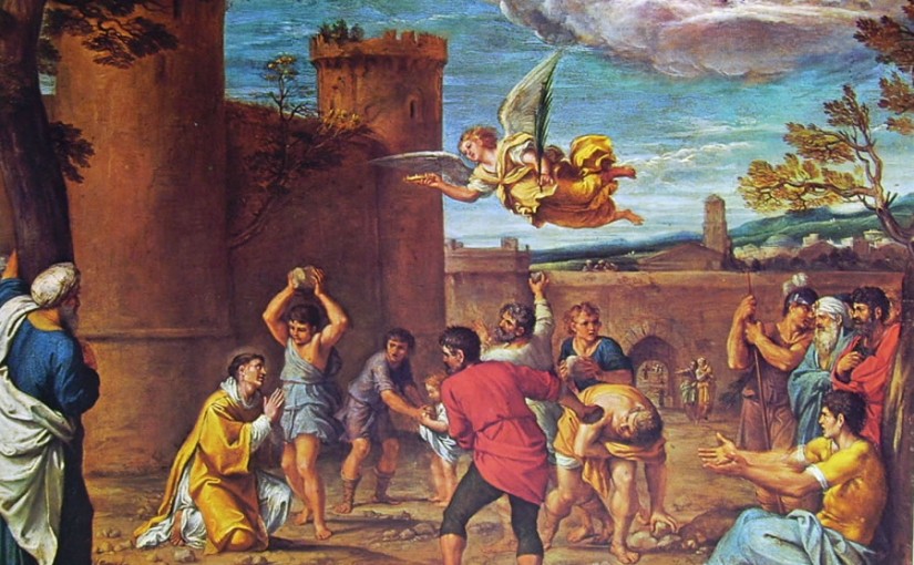 Martirio di Santo Stefano, cm. 40 x 53, Louvre Parigi.